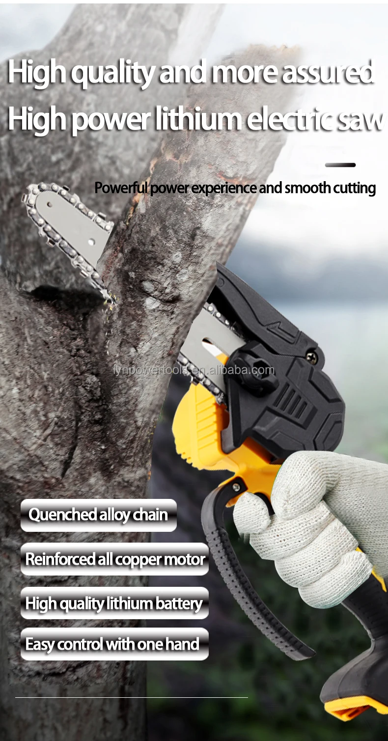 Km 6inch Rechargeable Lithium Electric Saw Household Cordless Battery