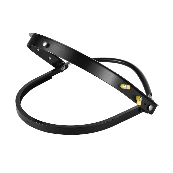 Универсальный алюминиевый промышленный Черный Защитный головной убор защитный козырек держатель для защиты лица защитный кронштейн для защитного шлема