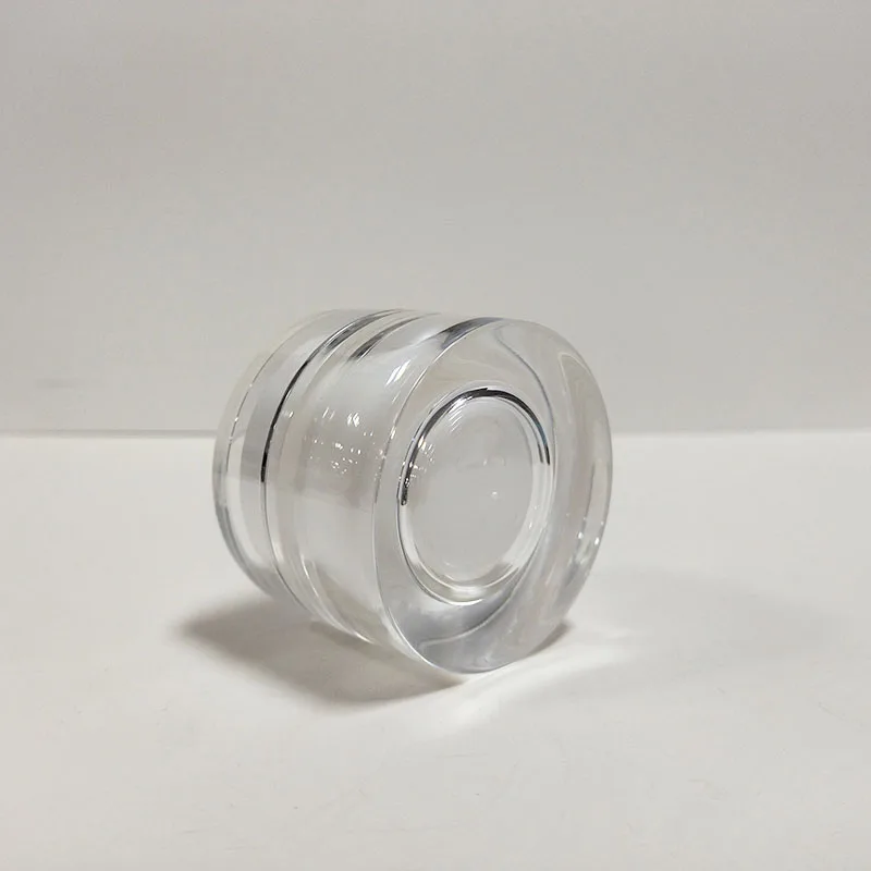 Empty Skincare Round Cosmetic Container Private Logo 10g 15g 30g 50g New Style Elegant Square Plastic Acrylic Face Cream Jar