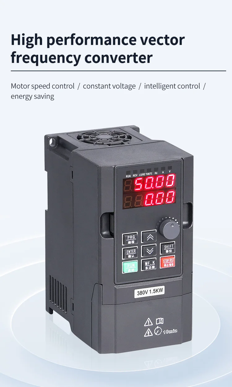 Frequency Inverter 3 Phase 220v 380v To 3 Phase 380v 7 5kw 11kw 15kw Vsd Variable Speed Drive