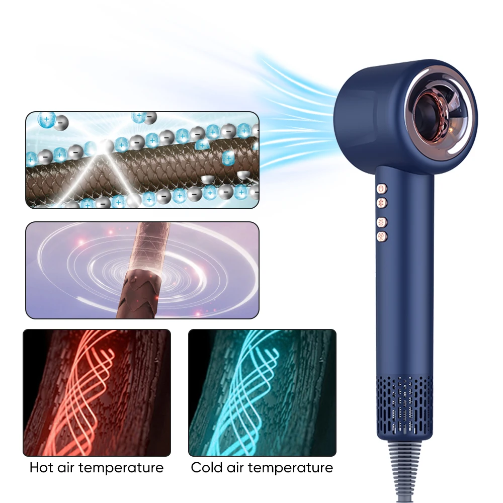 2400w Professional One Step Hair Brush Dryer Hot Air Dryer Hair Dryer