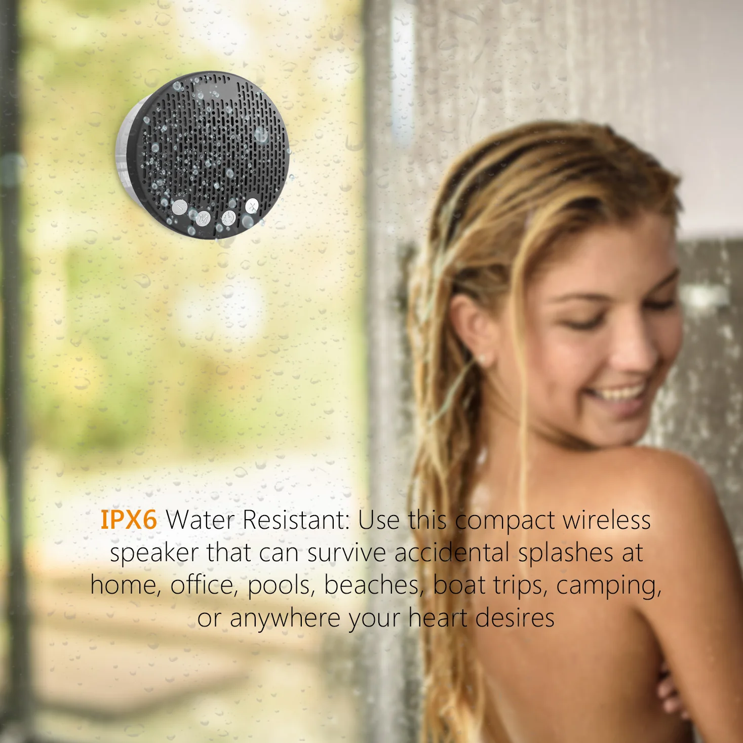 S12 IPX6 Hands-free Crisp Stereo Sound blue tooth Speaker With Long Battery Life 6 Hours Playback blue tooth speaker - ANKUX.COM