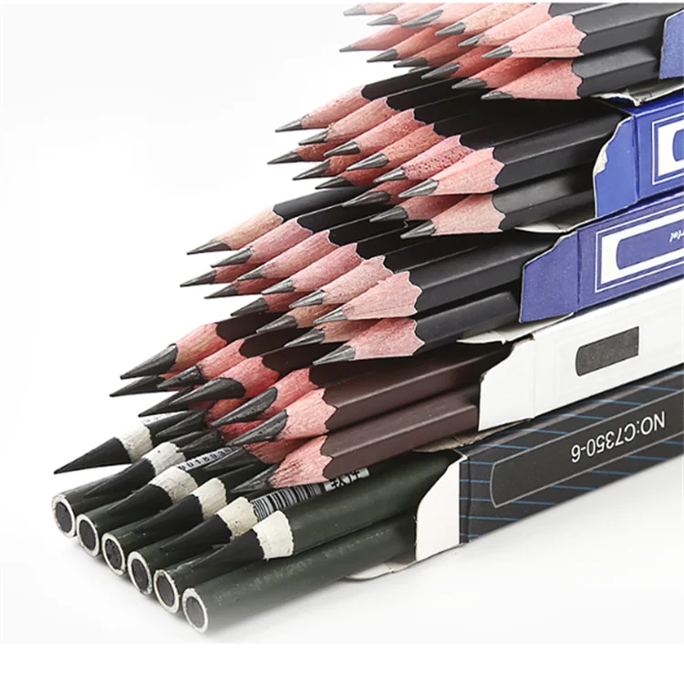 Карандаш Maries профессиональный, древесный карандаш для рисования, 2H HB B 2B 3B 4B 5B 6B 8B 10B 12B C7401