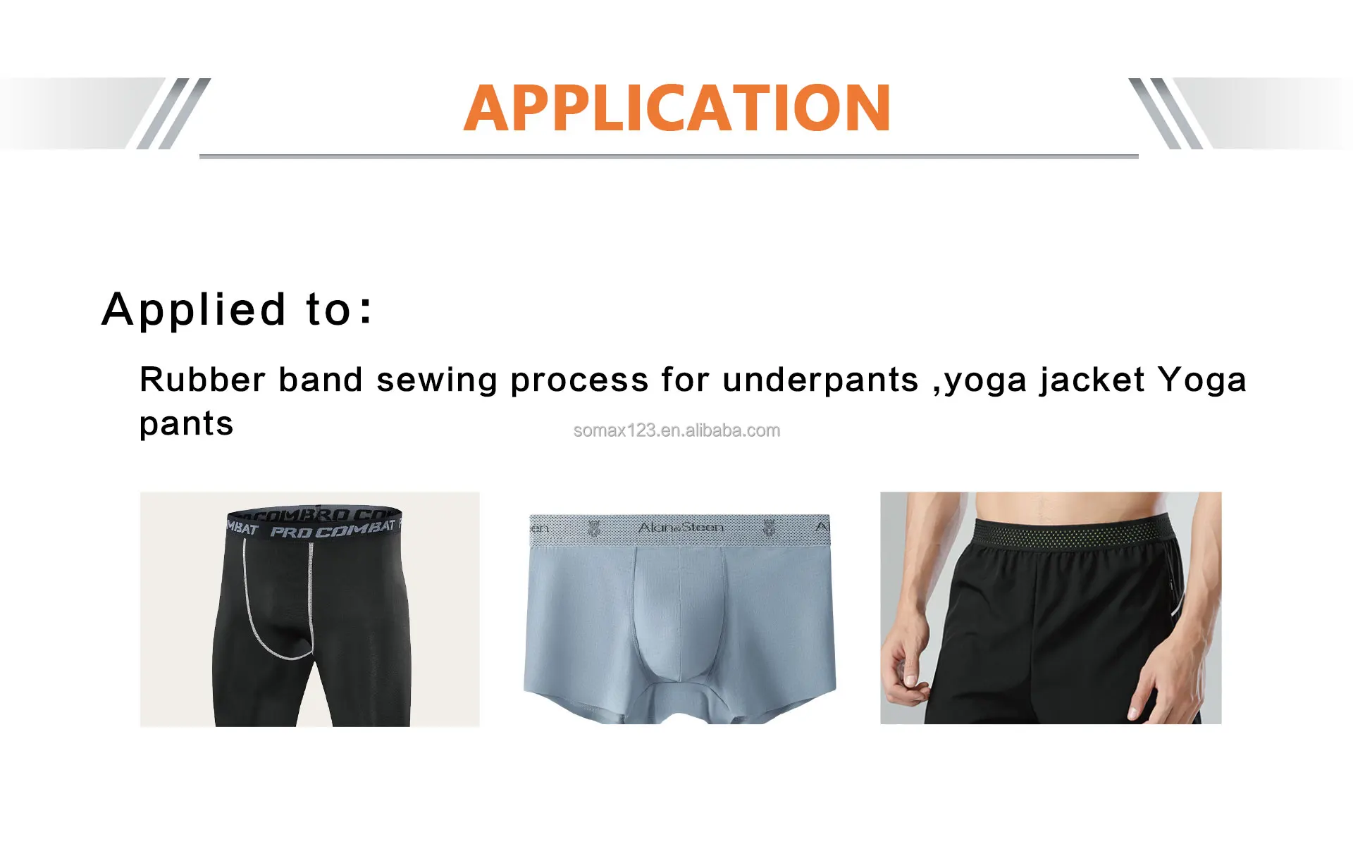 Somax Sm08a Automatic Sewing Machine For Men's Underwear Waistband Hem