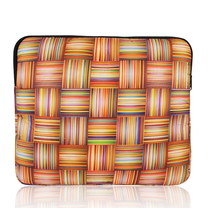 Customized Travel Laptop Bag Tablet Cover 11 13.3 15.6 Inch Waterproof Zipper Case Durable Puffer Sleeve Organizer Simple Style