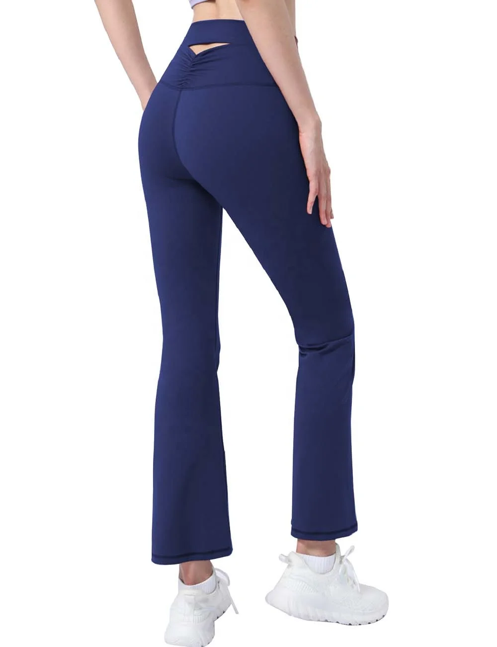 Women's Yoga Pants 7/8 High Waisted Flare Yoga Pants Ankle Length Gym