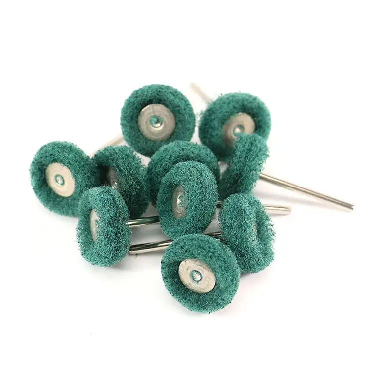 Satin Finish Mini Rotary Tool for Jewelry Abrasive Grinding Scouring Pad Polishing Wheel