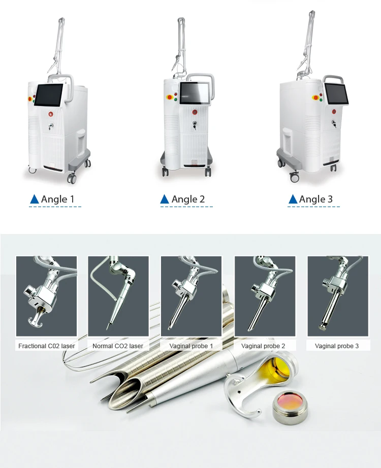 110W 4D Tightening Device Head Probe Fractional Co2 Laser 10600NM Lazer Wand Skin Scar Removal Machine