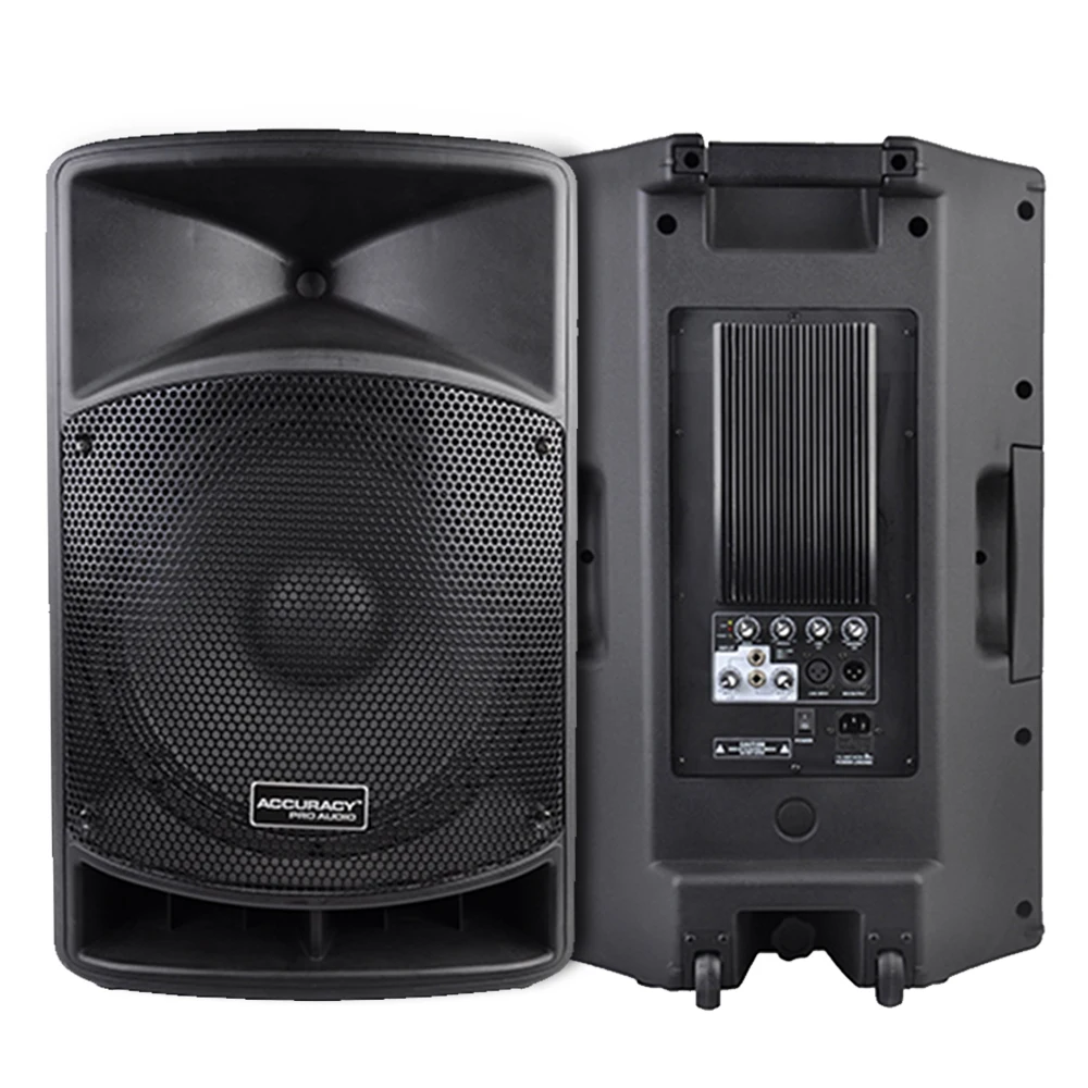Accuracy Pro Audio Csa15ap Loudspeaker 15 Inch 350w Home Dj Equipment Studio System Stage Active