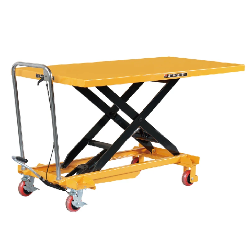 Manual Scissor Table Lift 500 KG 1600*800MM Hydraulic Table Lifter ...