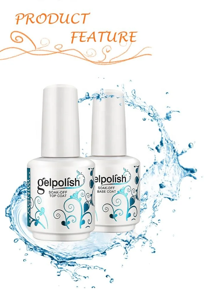 RNK Free Samples Factory Professional Clear Nail Gel Polish Top Coat