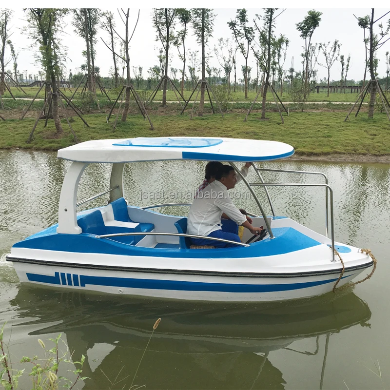 Customized Color Electric Fiberglass Boat for 4 Passengers