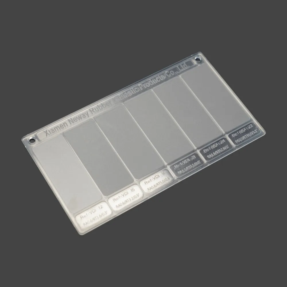 Plastic Surface of VDI 3400&SPI-SPE Sample Card for Plastic Finish Texture Sample Card in Stock