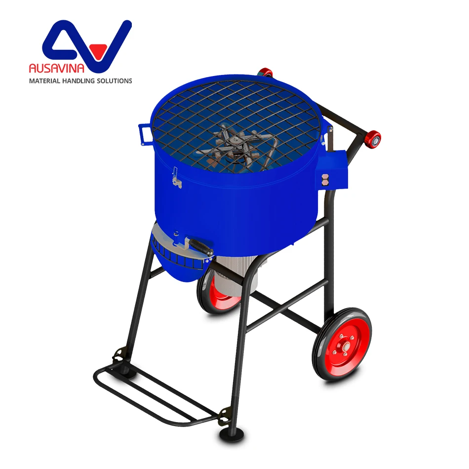 AUSAVINA Portable Concrete Mixers with 2HP Motor for Sand Cement Stone Mixer Is an Small Electrical_concrete_mixer
