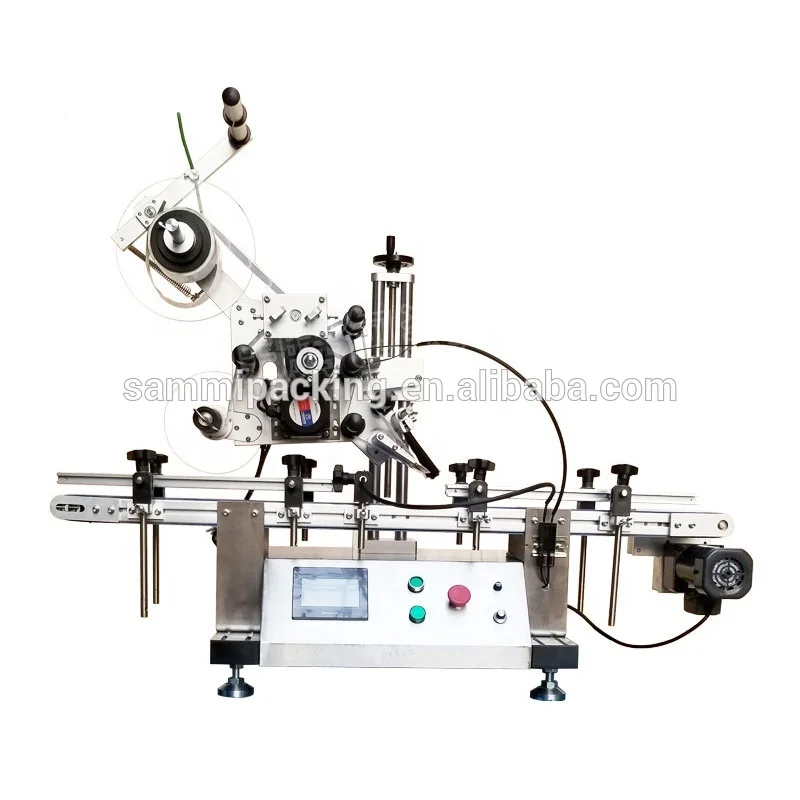 Desktop Adhesive Labeling Sticker Machine for Automatic Flat Surface ...