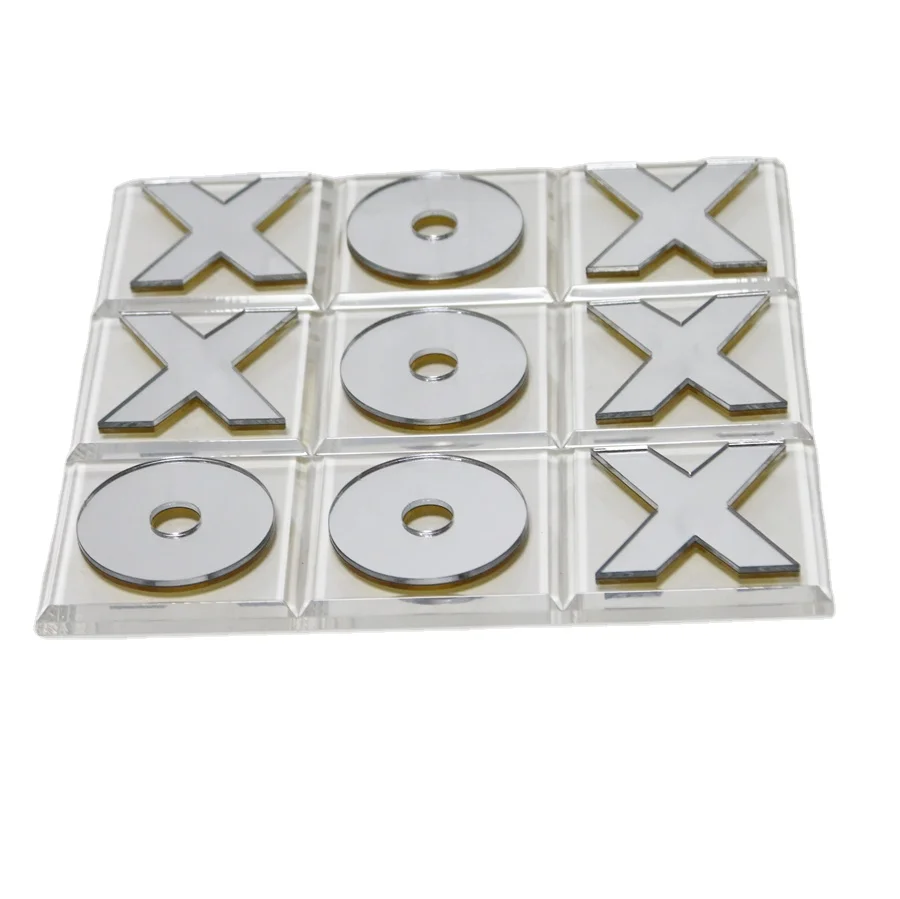 Tic Tac Toe Acrylic Board Game 2 Player 11" Gold X O Pieces Glossy  Finish-surface - Buy Tic Tac Toe Acrylic Board,Tic Tac Toe 2 Player,Acrylic  Gold X O Pieces Product on