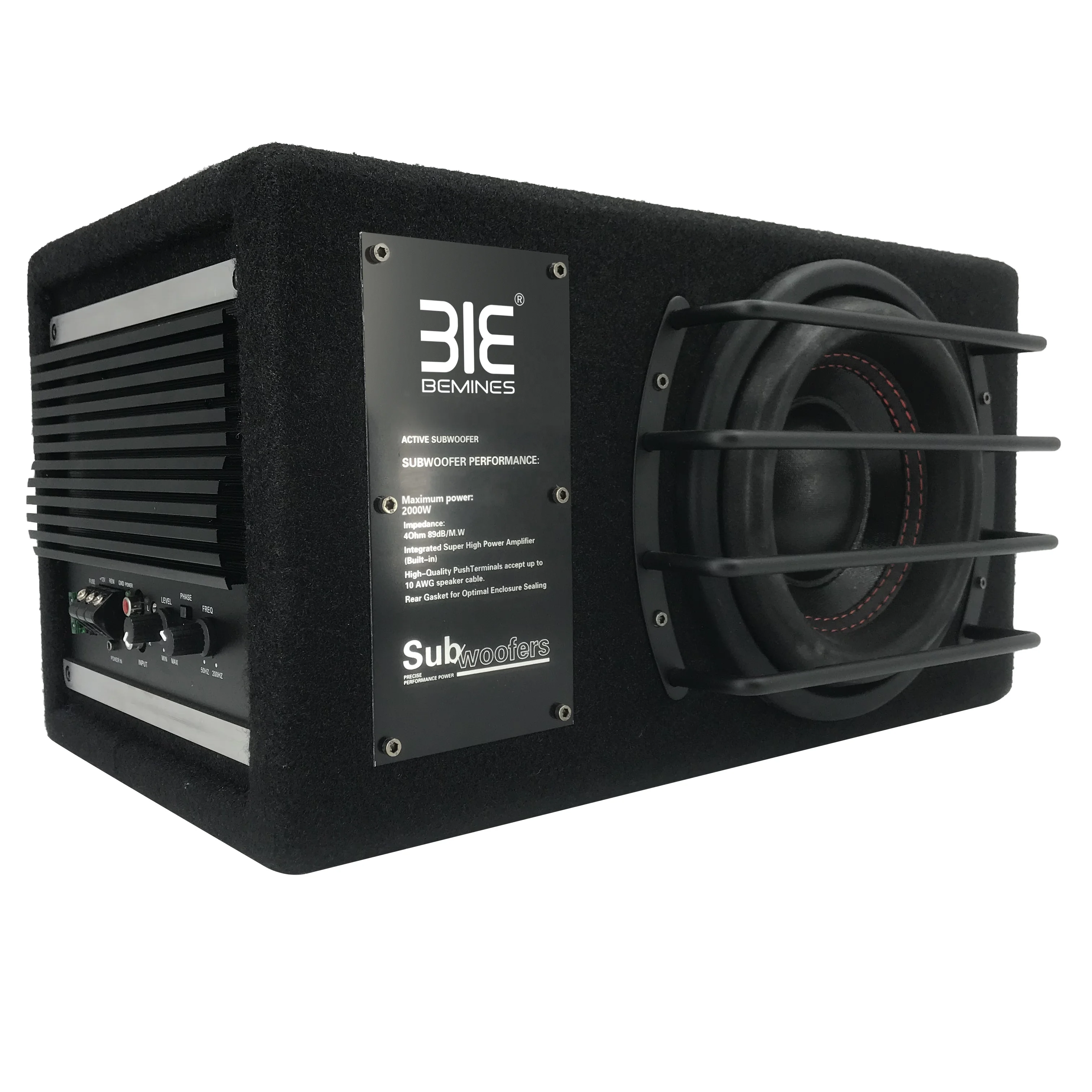 Qmf-war Wolf Ii Rectangular Car Subwoofer Tweeter 150w Bass Audio Car ...