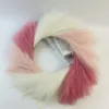 Milky white, light pink, and dark pink mixed colors