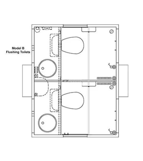 Portable Prefab Rent Outdoor Restroom Trailer Mobile Toilet Portable Restroom Shower Toilet Trailer for Sale