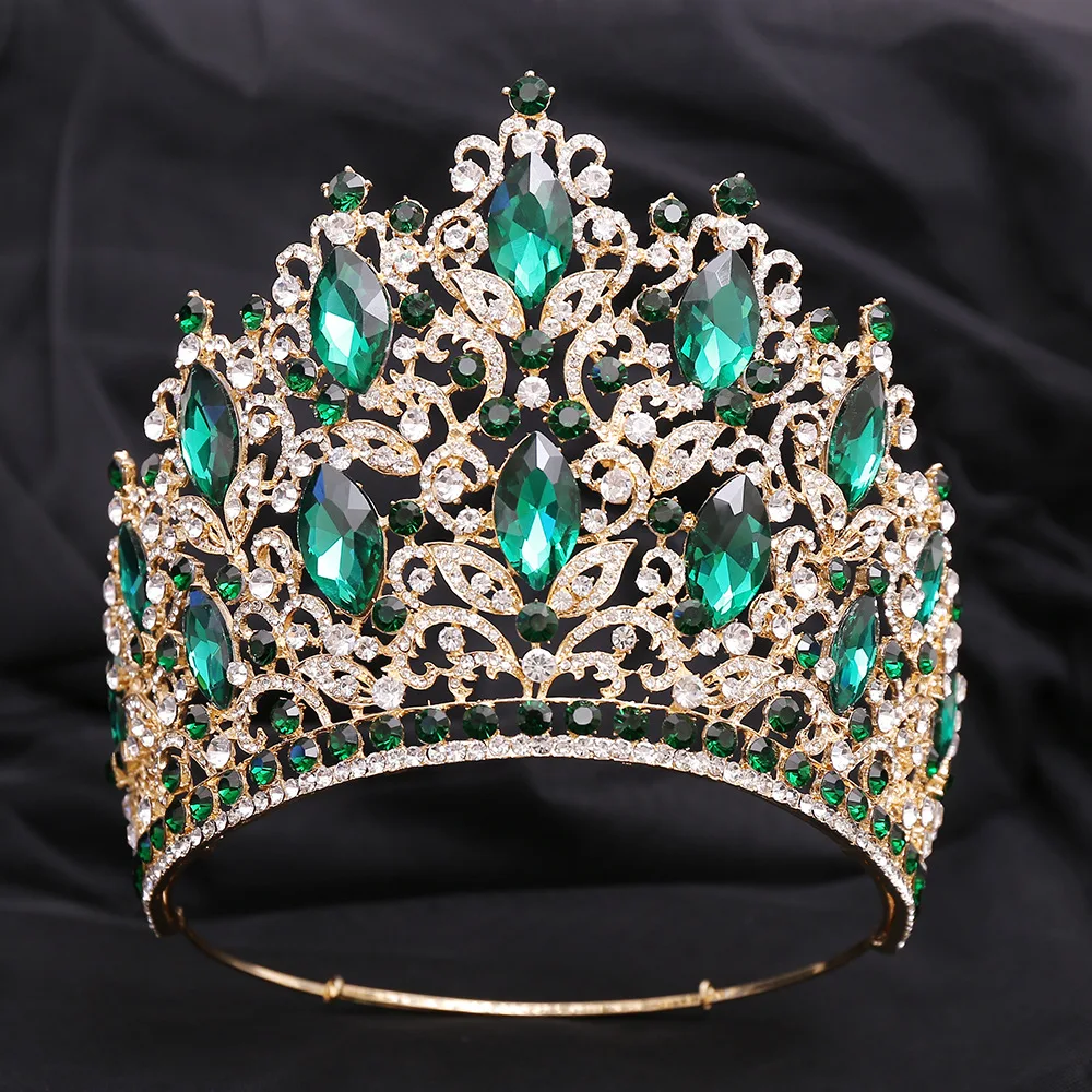 Large Crystal Tiaras for Women Tall Rainbow Queen Headpiece for Weddings Prom Large Tiaras and Crowns for Women Crystal Tall Martinique | Ubuy main image 2