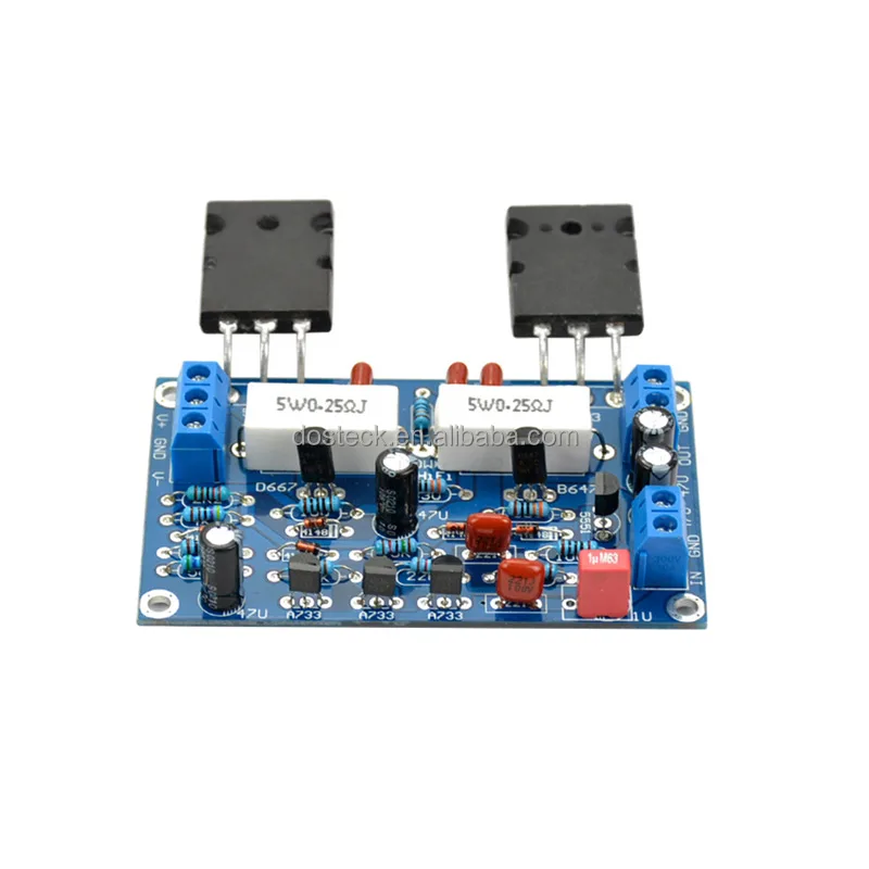 100w 2sc5200+2sa1943 Audio Amplifier Board Mono Channel Hifi Power