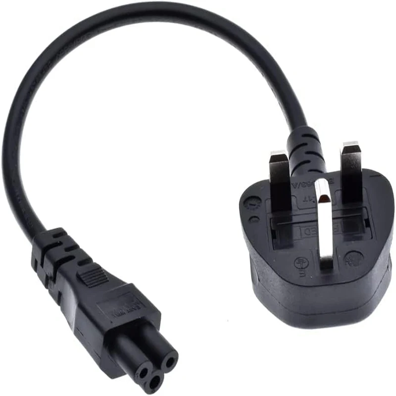 6FT 10FT 20FT UK EU US Plug AC Power Cord C5 C7 C13 Nema5-15P 3pin Computer Power Cable插图5