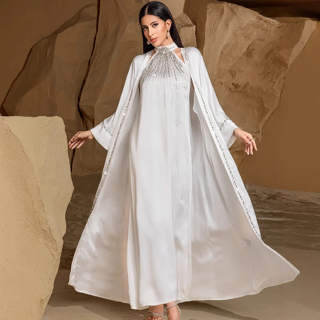 J-261 White Two-piece Elegant Arabian Robe Middle Eastern Kaftan Fashionable Hand Sewn Breathable Dress| Alibaba.com J-261 White Two-piece Elegant Arabian Robe Middle Eastern Kaftan Fashionable Hand Sewn Breathable Dress| Alibaba.com