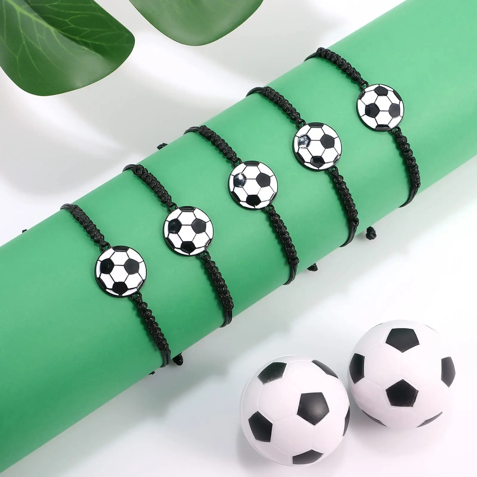 Set De 22 Pulseras Ajustables De Fútbol Y Béisbol Para Niños, Ideales Para Fiestas Y Eventos Deportivos
