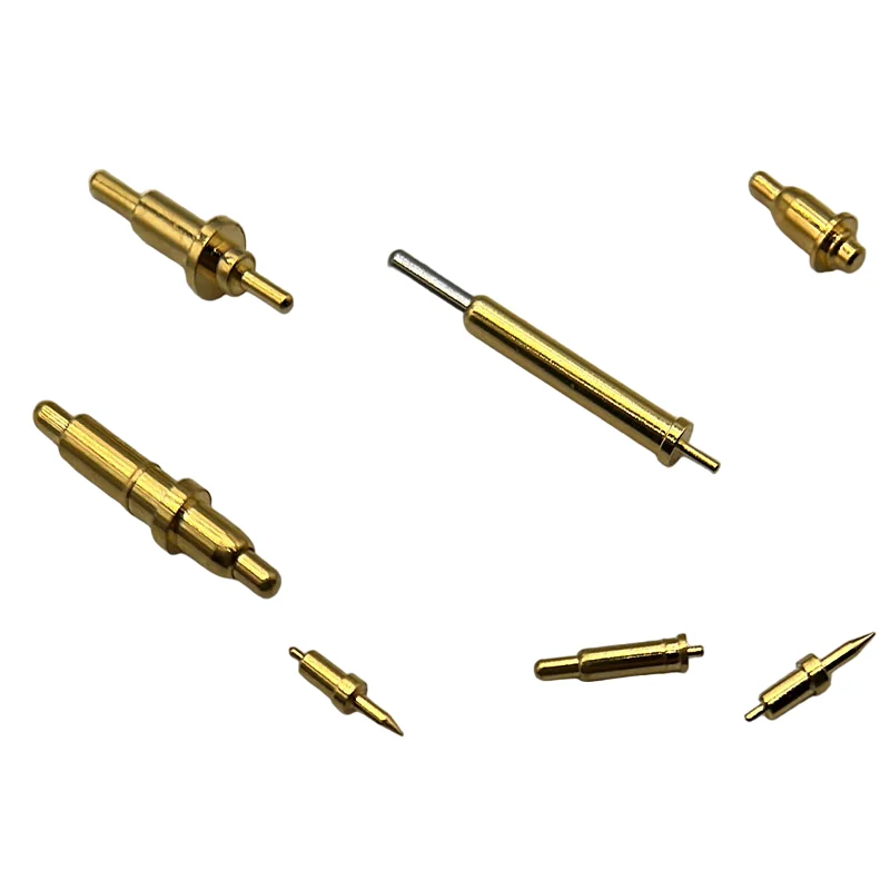 Spring Pogo Pin Connector 2.54mm Pitch Brass Smt 2 Row 4p Accessory For 