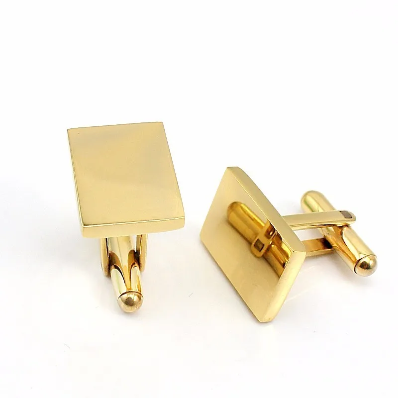 Boutons De Manchette Vintage Swank Pour Homme – Métal Argenté Avec Pierre Grise, Style Rétro