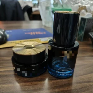 150ml Thick Bottom Straight Glass Bottle for Cosmetics 50g Cream Jar for Skin Care Packaging for Face Cream Toner Essence Lotion