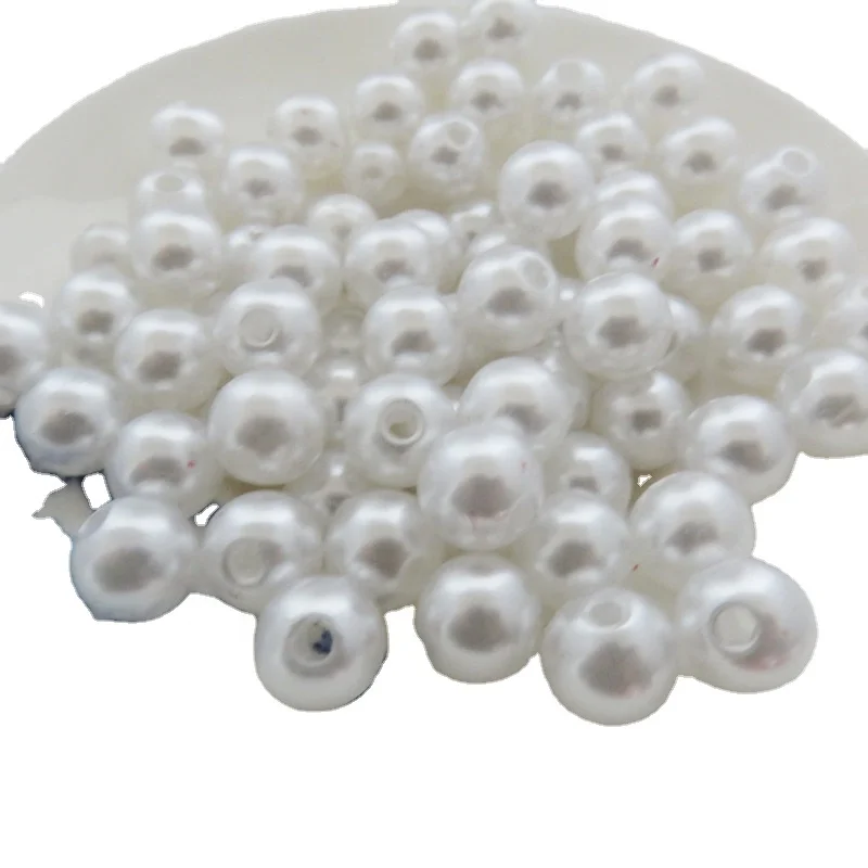 Non-porous imitation pearl color half-edge imitation pearl