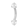 Titanio/perla blanca