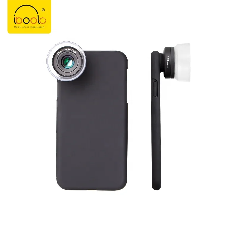 Obiettivo Macro 25x Per Smartphone - Lente A Clip Per Foto Professionali, HD, Con Custodia E Panno - Foto 3