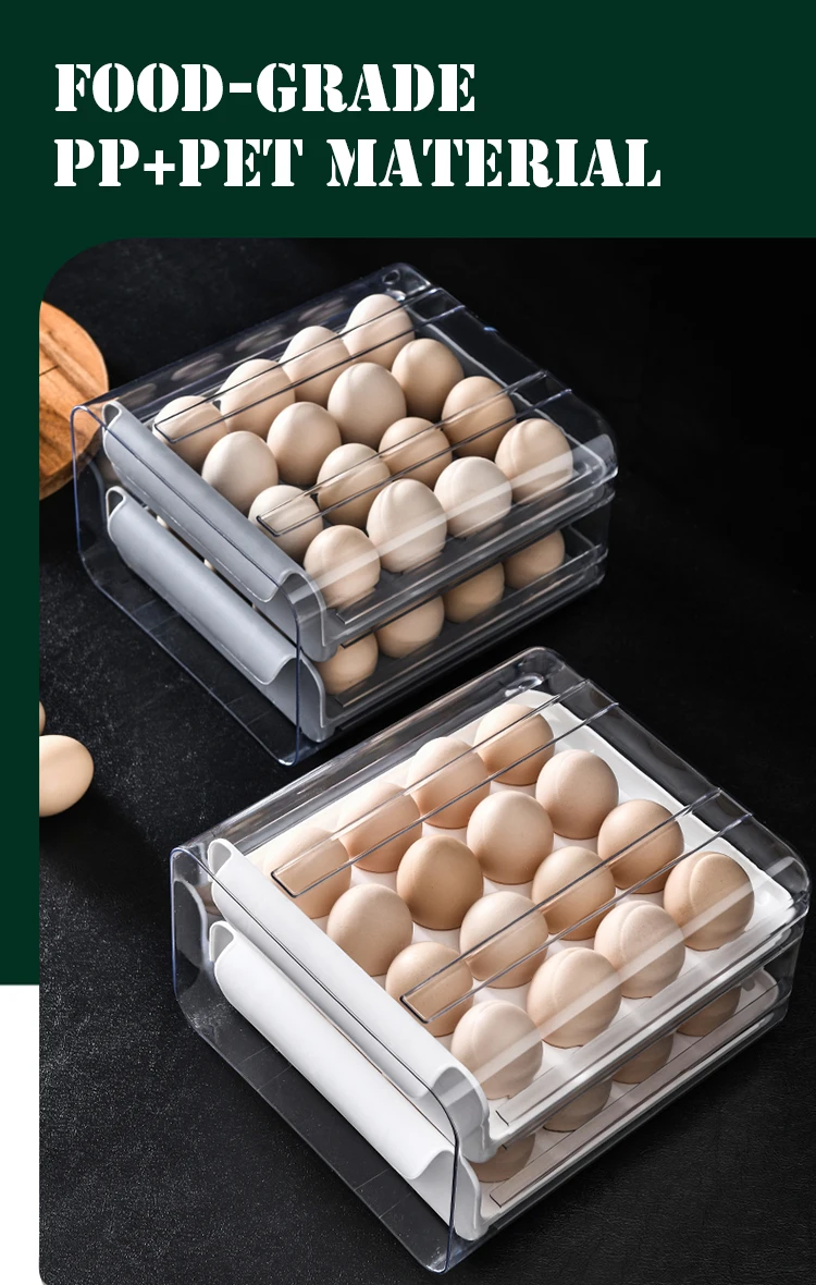 32 Grid Retain Freshness Refrigerator Food Container Packing Box Tray