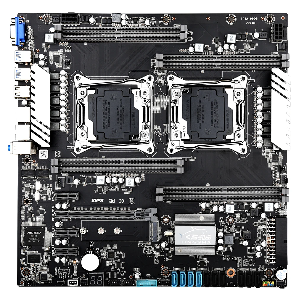 X99 2011v3 Dual CPU Support REG ECC DDR4 JINGSHA Gaming Performance ECC REG Memory Motherboard