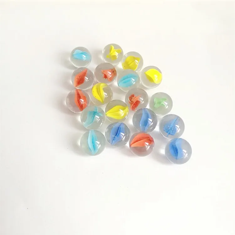 Оптовая продажа дешевые синий декоративная игра стеклянная мрамор 16 мм