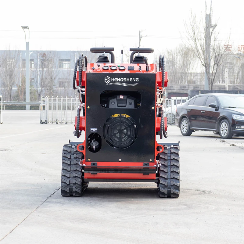 HS-380T Track Skid Steer Loader 890kg Operating Weight 0.15m³ Bucket 16KW/17KW KOOP/BAILITONG Optional EPA/CE Available