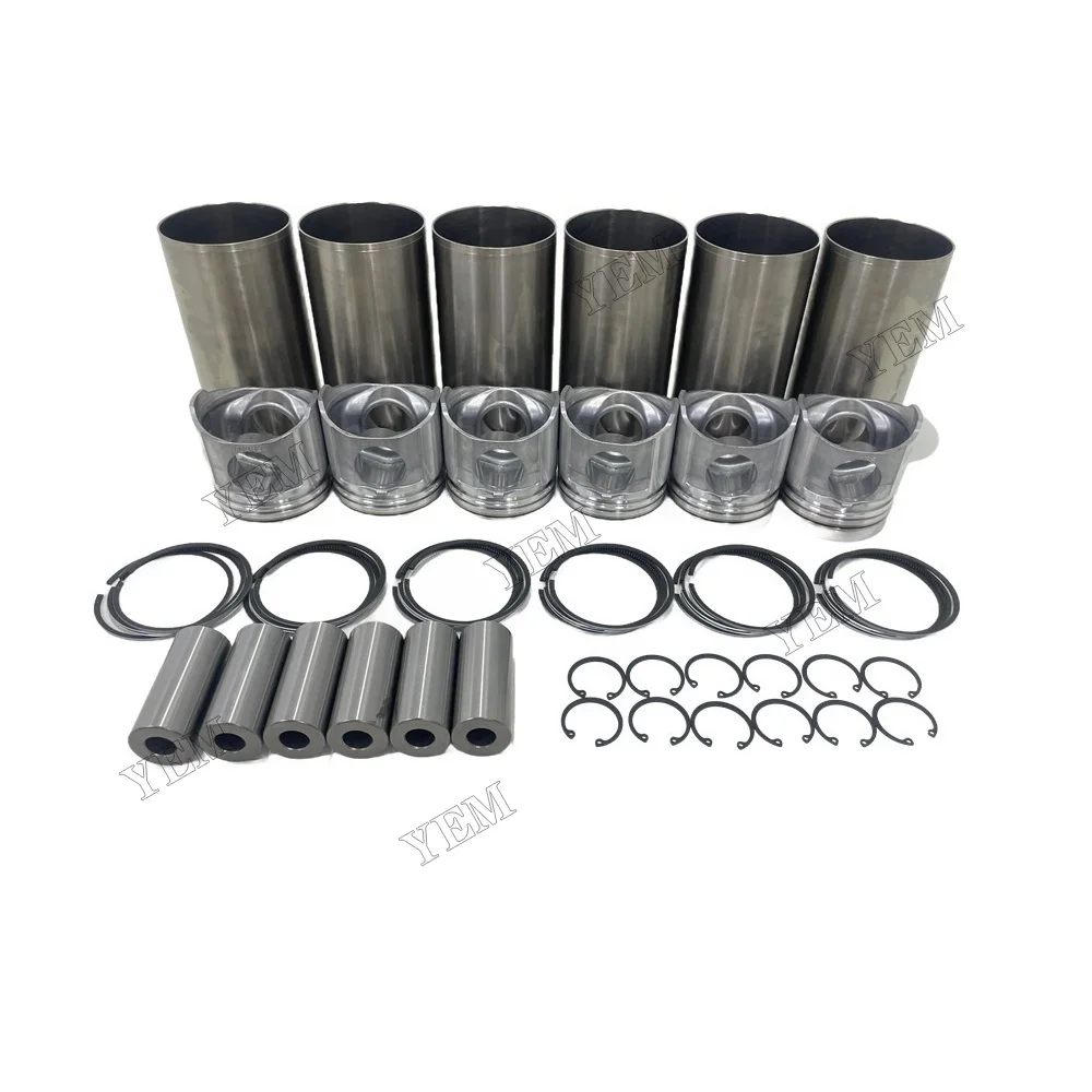 Cylinder Liner Kit Compatible for Komatsu 6D110s Engine Parts Manufacturer 4