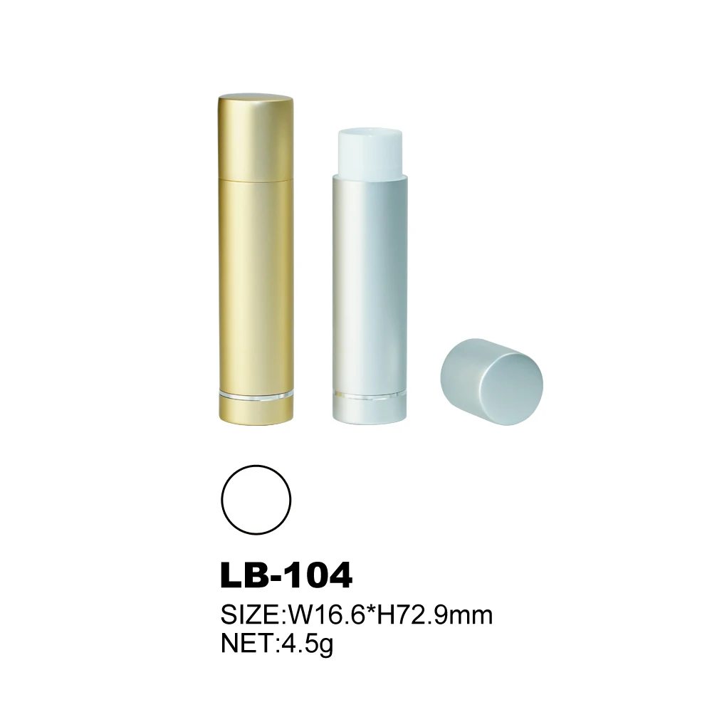 Aluminum Packaging Tubes Cosmetic Round Empty Tube Container Custom Lip Balm Tube