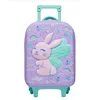 Valise trolley lapin ange violet moyen