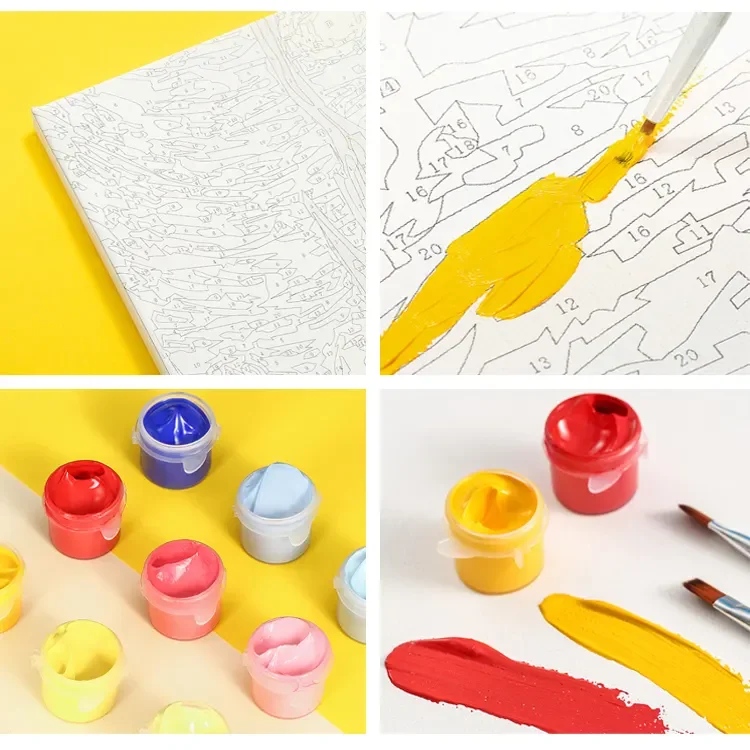 Customized Painting By Number Sets Frame Canvas Diy Paint By Numbers For Adults Paint By Numbers