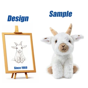 Shengye High Quality Custom Soft Cute Plush Stuffed Animal Sheep Toy 8"-12" 20cm 25cm 30cm Custom Plushies Goat Plush Doll