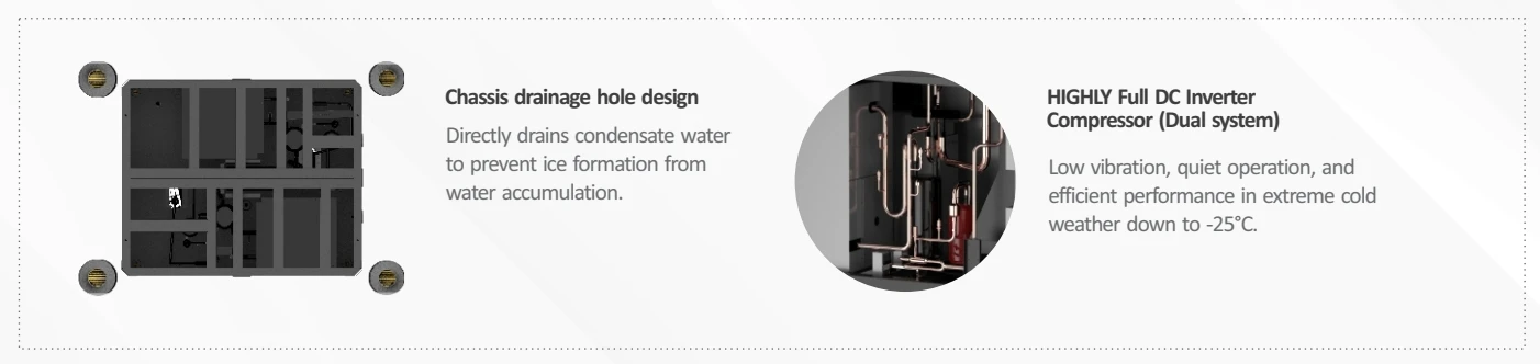 Air Source Heat Pump, R290, 78C - detail 10
