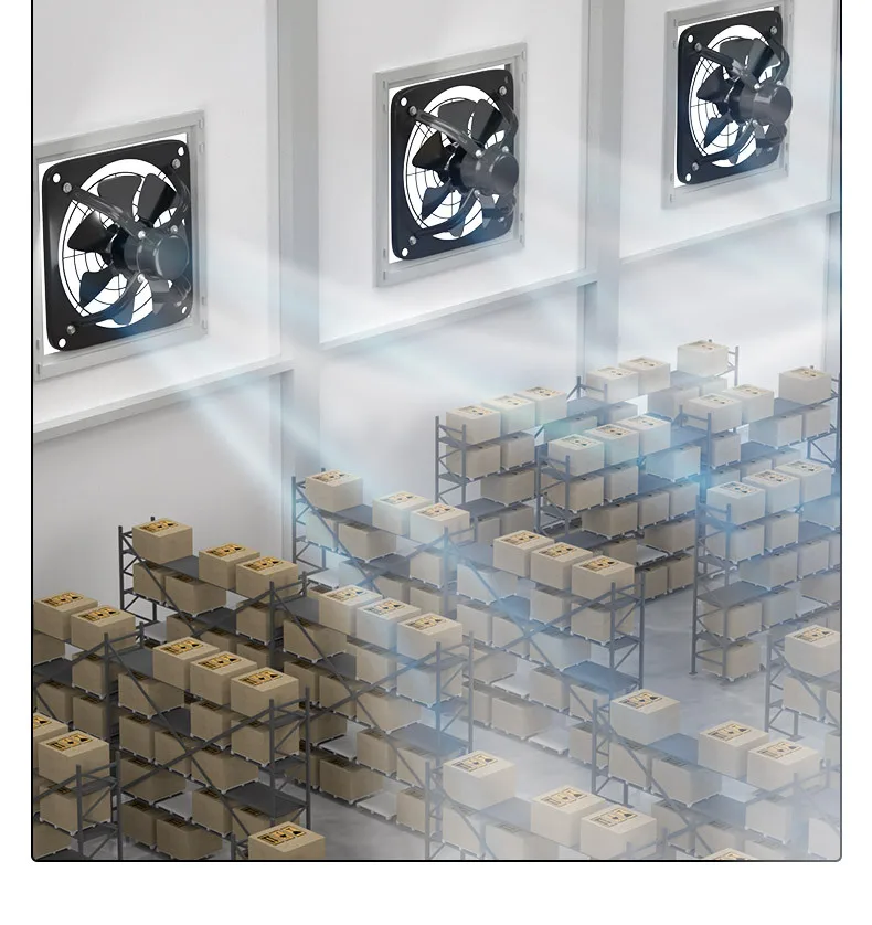 Axial Exhaust Fan, 3-Speed, 220V - detail 18