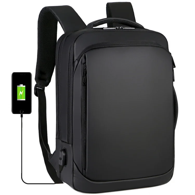 Customized logo big capacity travel backpack business back pack laptop bag with usb charging for daily use