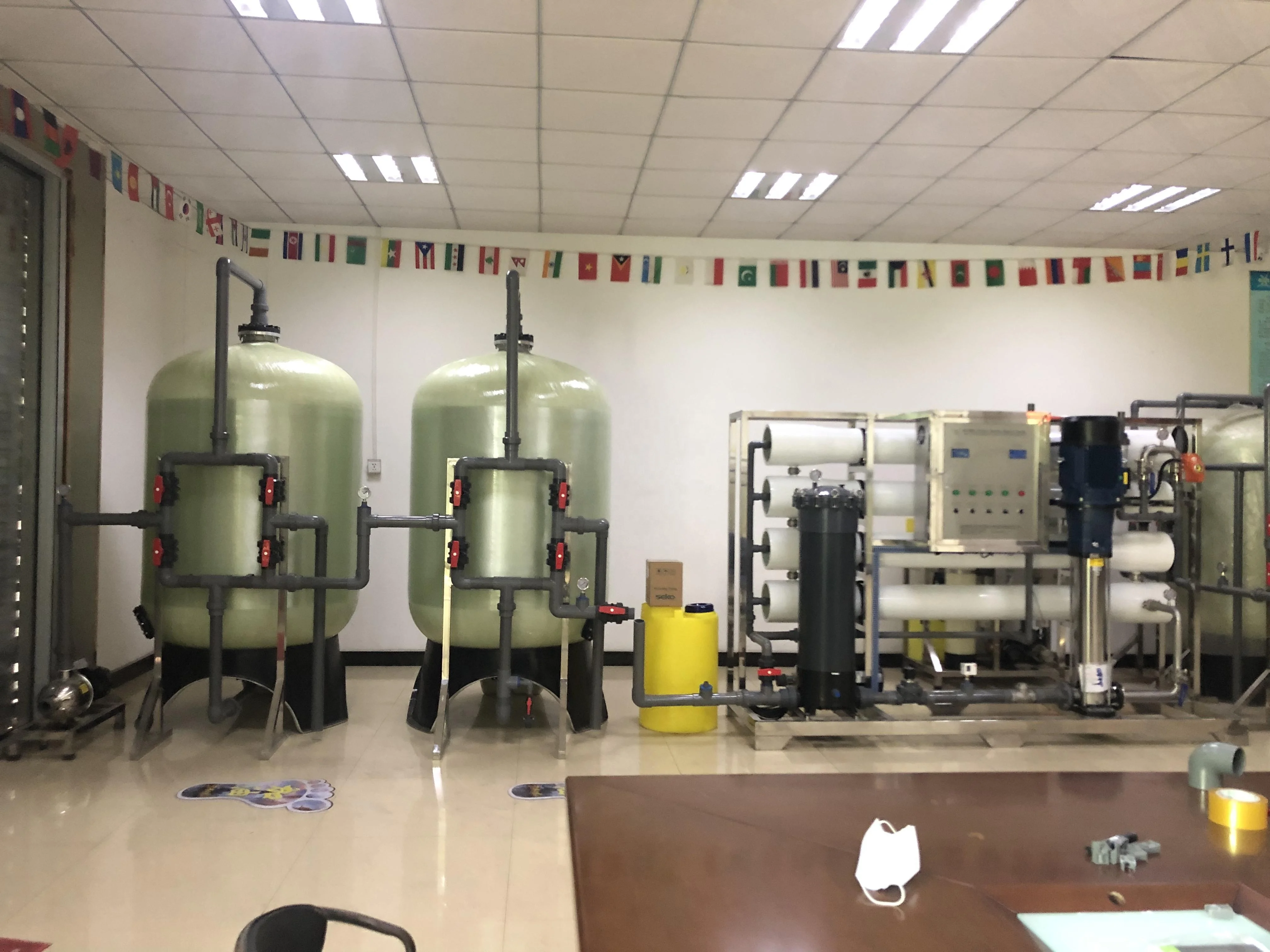 8000LPH Reverse Osmosis System for Industrial Water Filtration