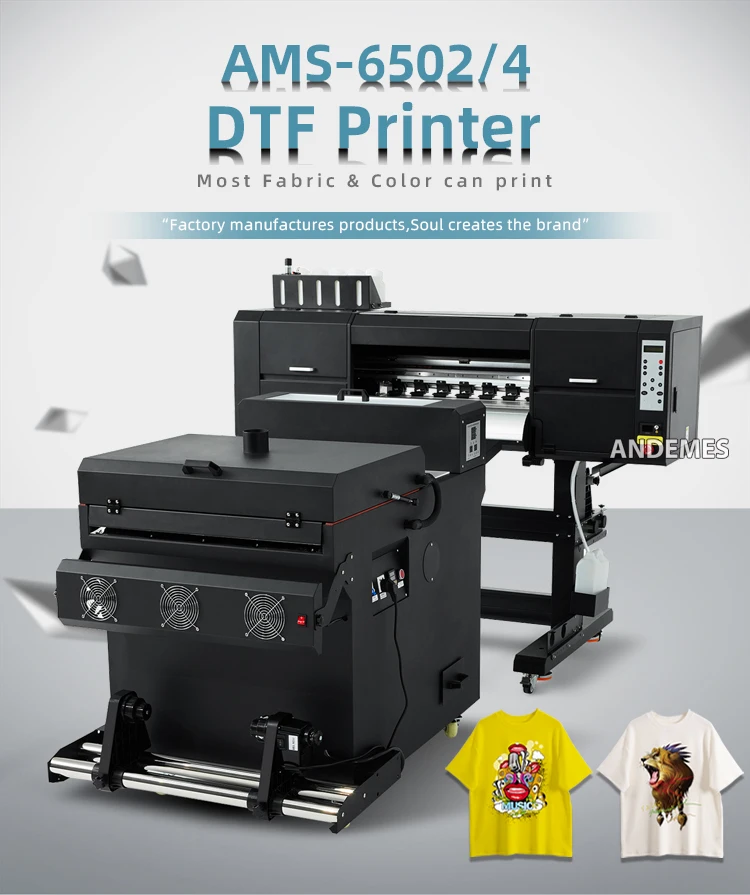 24 Inch DTF Printer with Dual I3200 Heads and 600mm Print Width for High-Speed DTF Printing