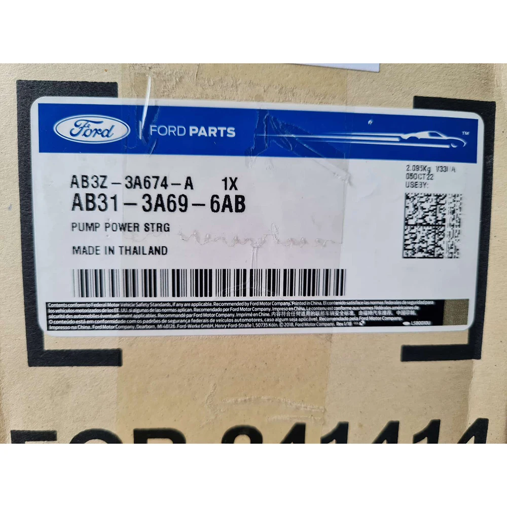 Engine Part AB313A696AB Auto Pump Power Steering Pump for Ford Ranger ... — 4
