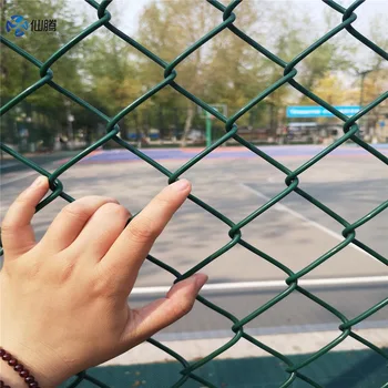 High Galvanized 50x50 60x60 Garden Security Fence 3ft-8ft Tall Chain Link Fencing & Trellis Post Sale Offered